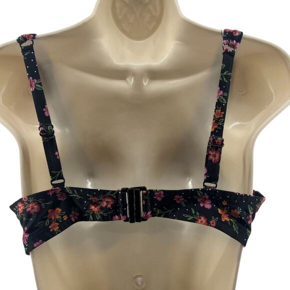 Peek & Beau Fuller Bust Underwire Bikini Top Winter Floral 34F - Picture 7 of 9